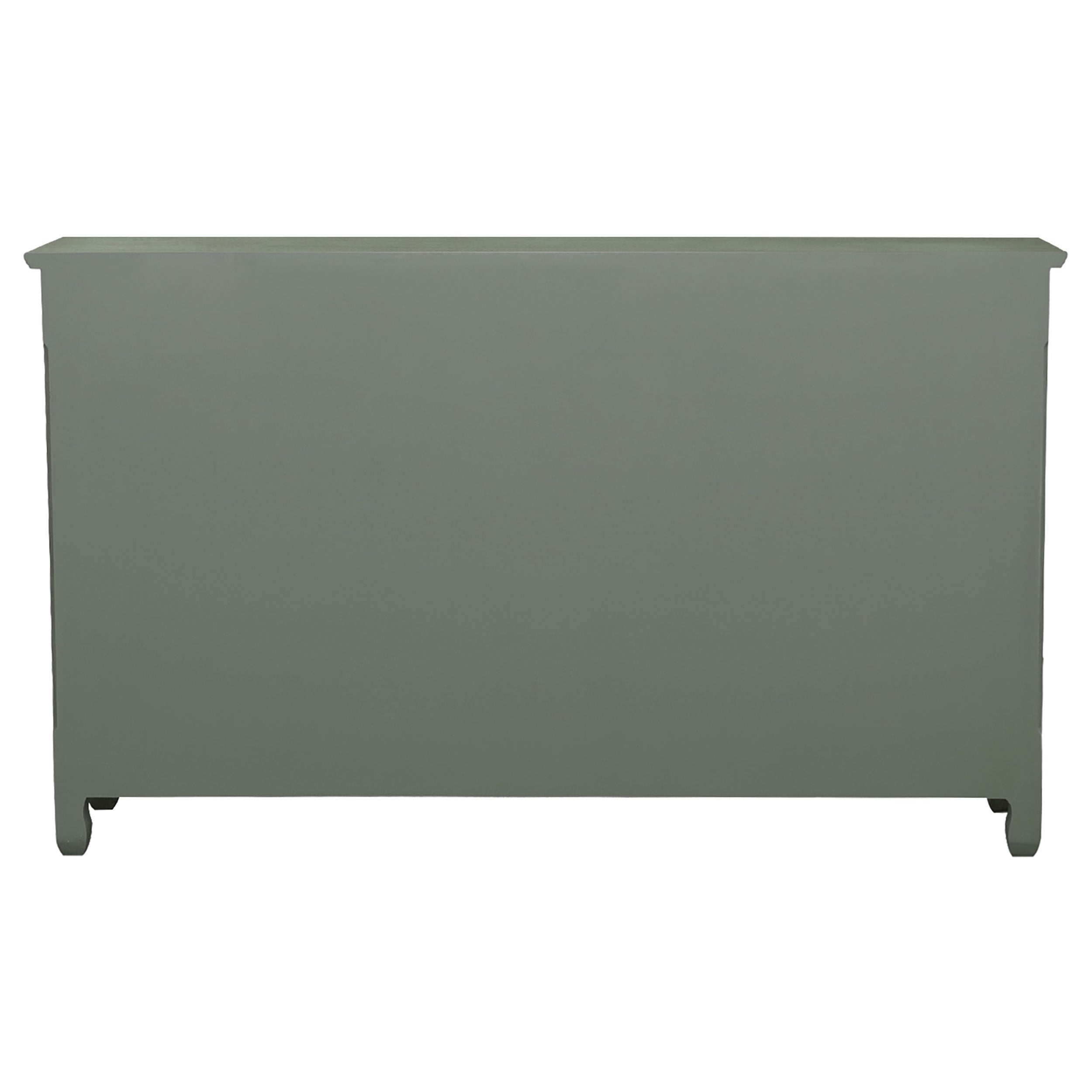 Madeline 3-door Accent Cabinet Antique Green