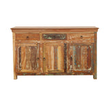 Henry 3-door Accent Cabinet Reclaimed Wood