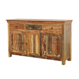 Henry 3-door Accent Cabinet Reclaimed Wood