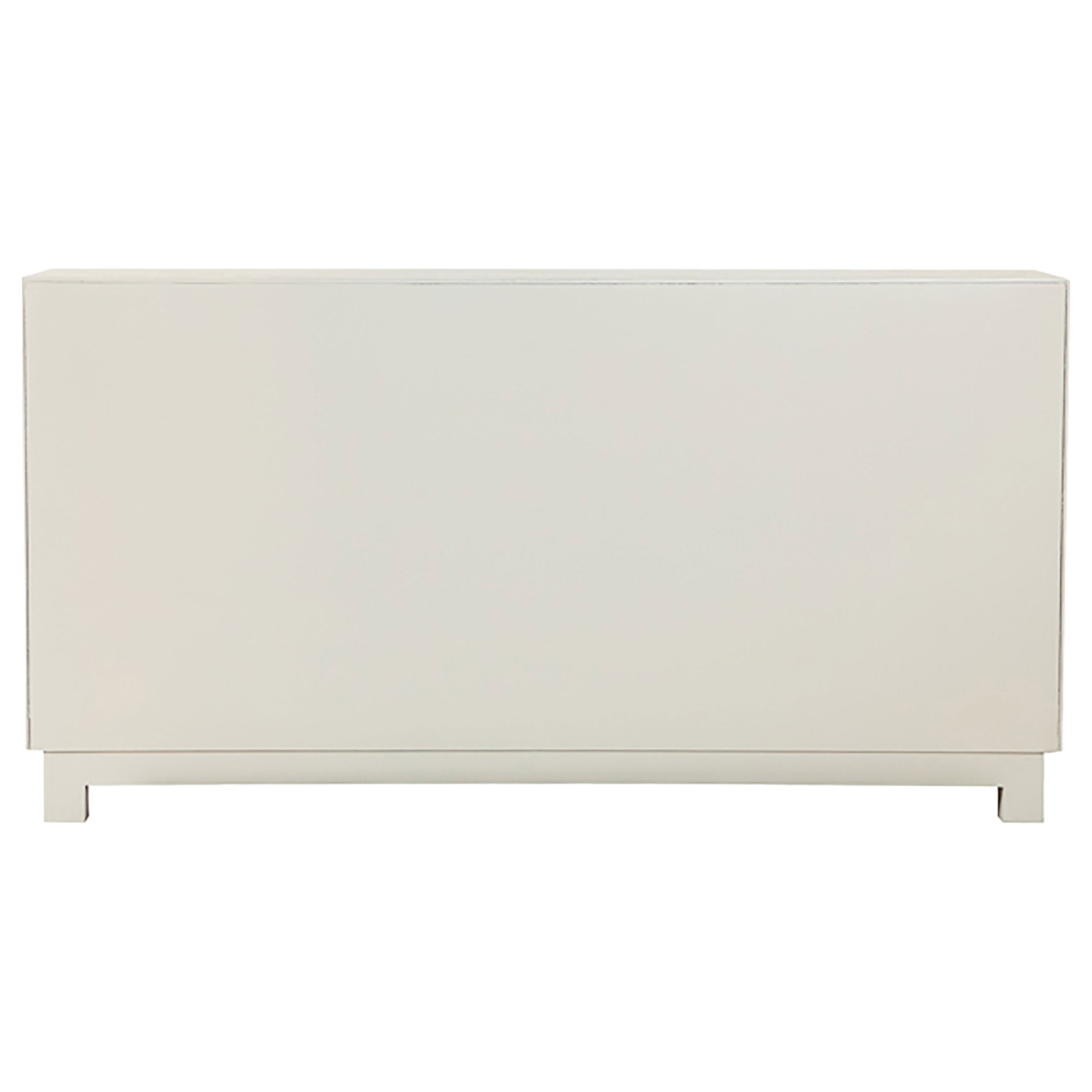 Voula Rectangular 4-door Accent Cabinet White and Gold