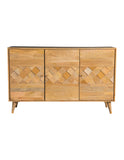 Alyssum 2-door Mango Wood Accent Cabinet Natural