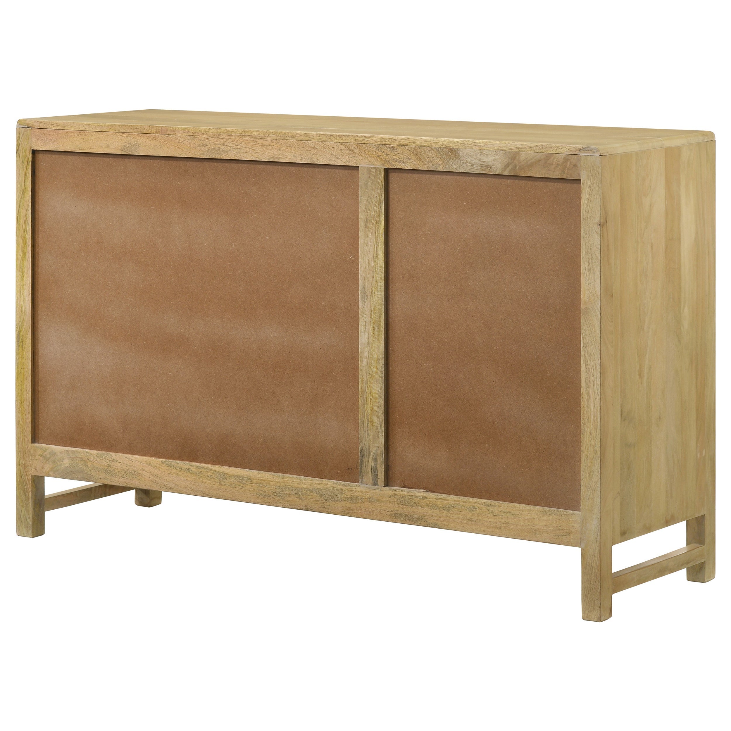 Zamora Rectangular 3-door Accent Cabinet Natural