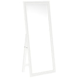 Windrose 28 x 67 Inch Tempered LED Standing Mirror Black
