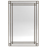 Beaded Trim Mirror Silver