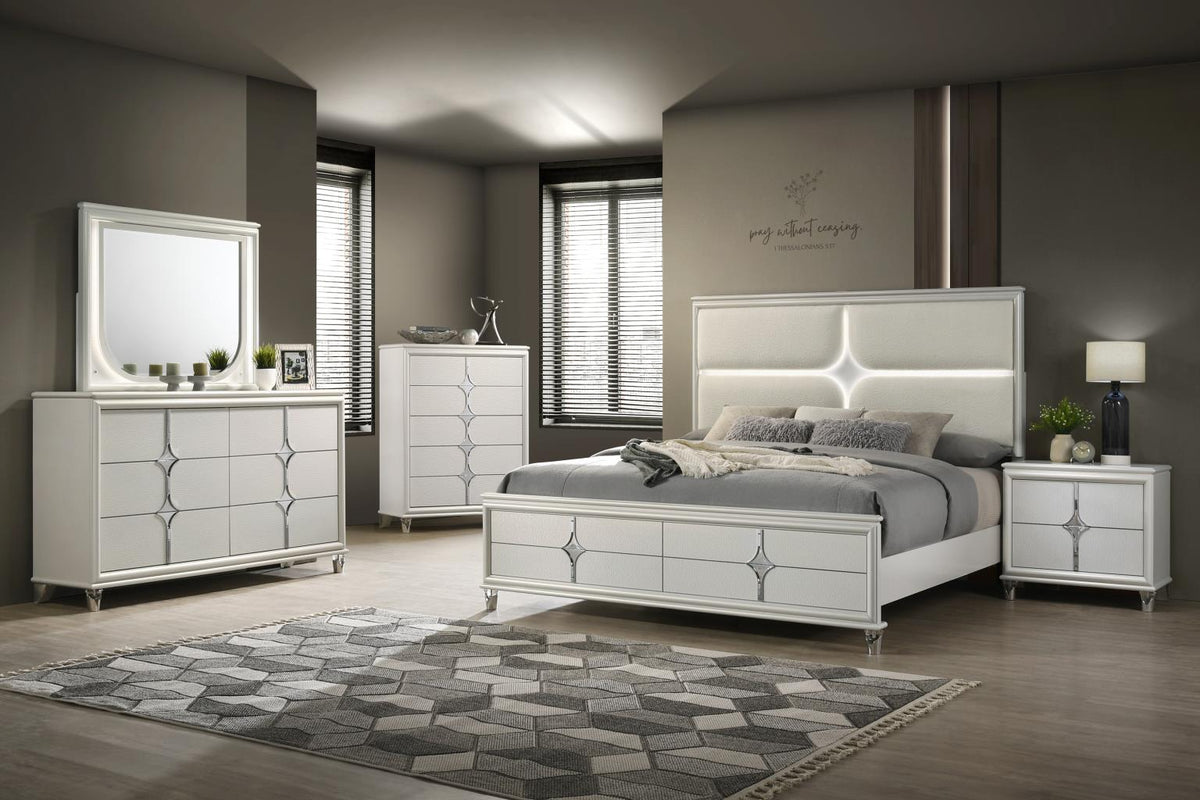 King Bed Frame - Dresser - Mirror