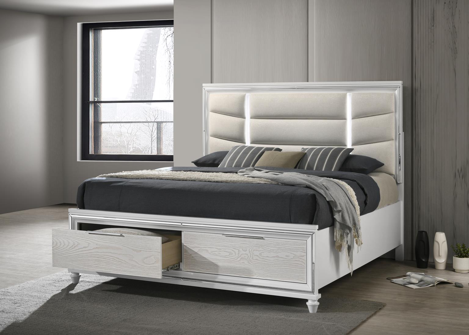 King Bed Frame - Dresser - Mirror