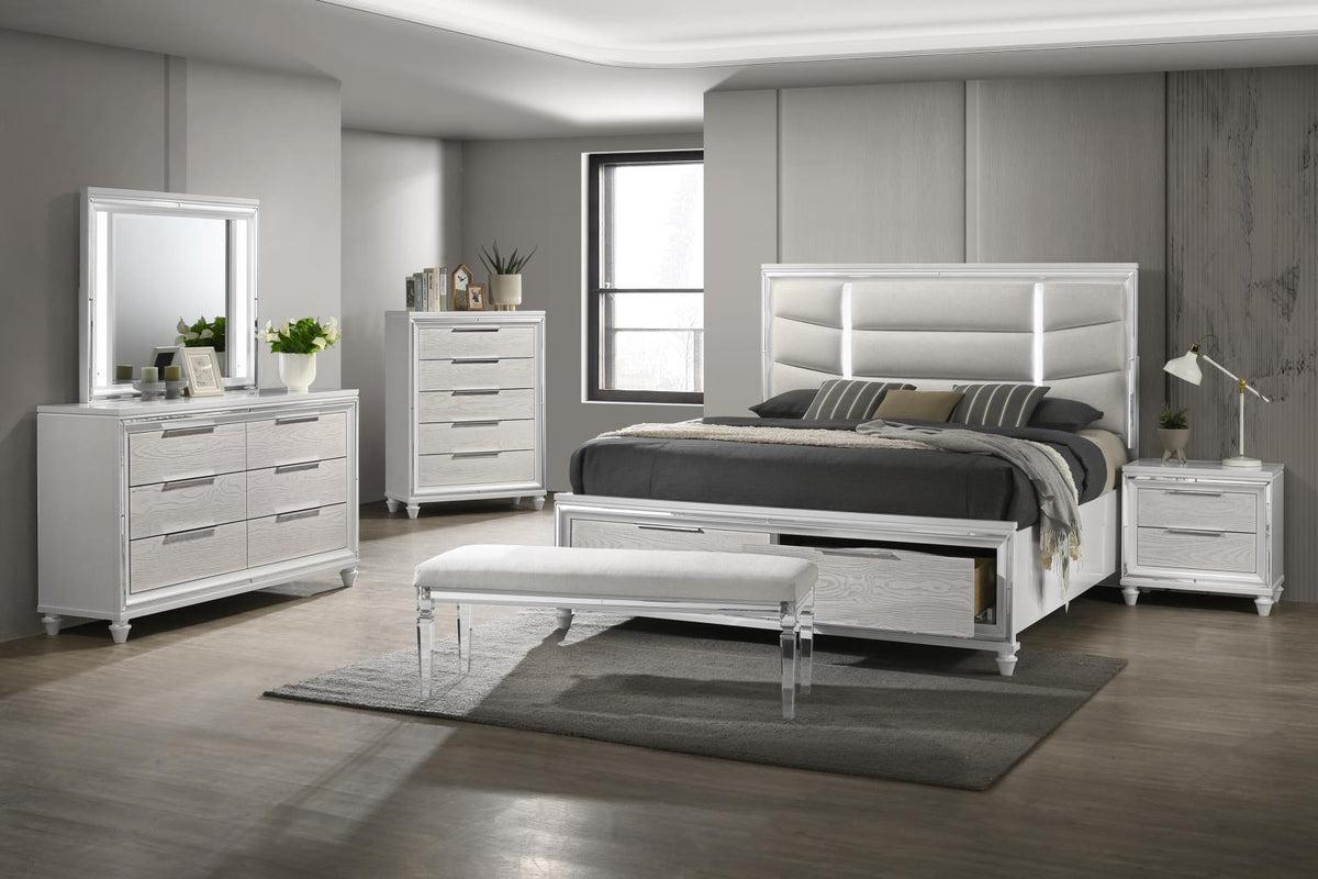 King Bed Frame - Dresser - Mirror