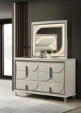 KING BED FRAME - DRESSER - MIRROR - CHEST - NIGHTSTAND
