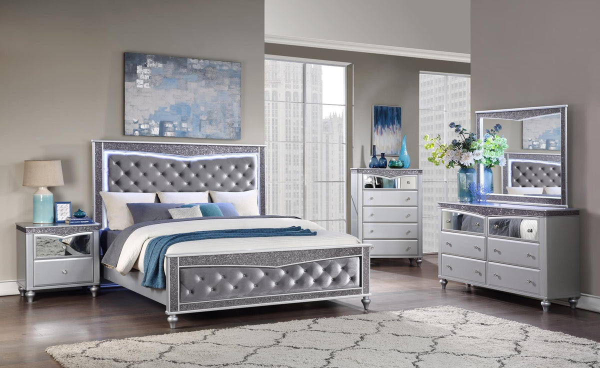 King Bed - Dresser - Mirror