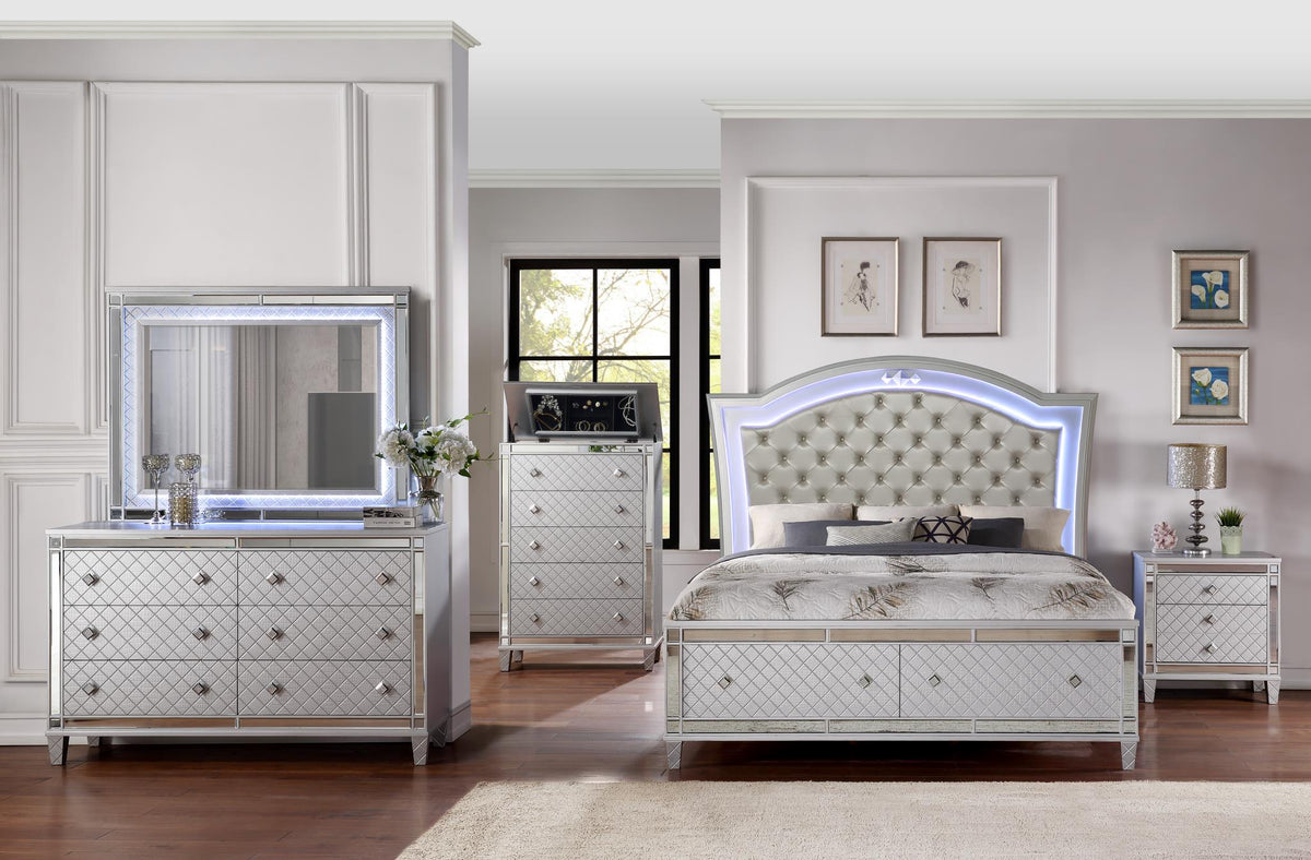 King Bed - Dresser - Mirror