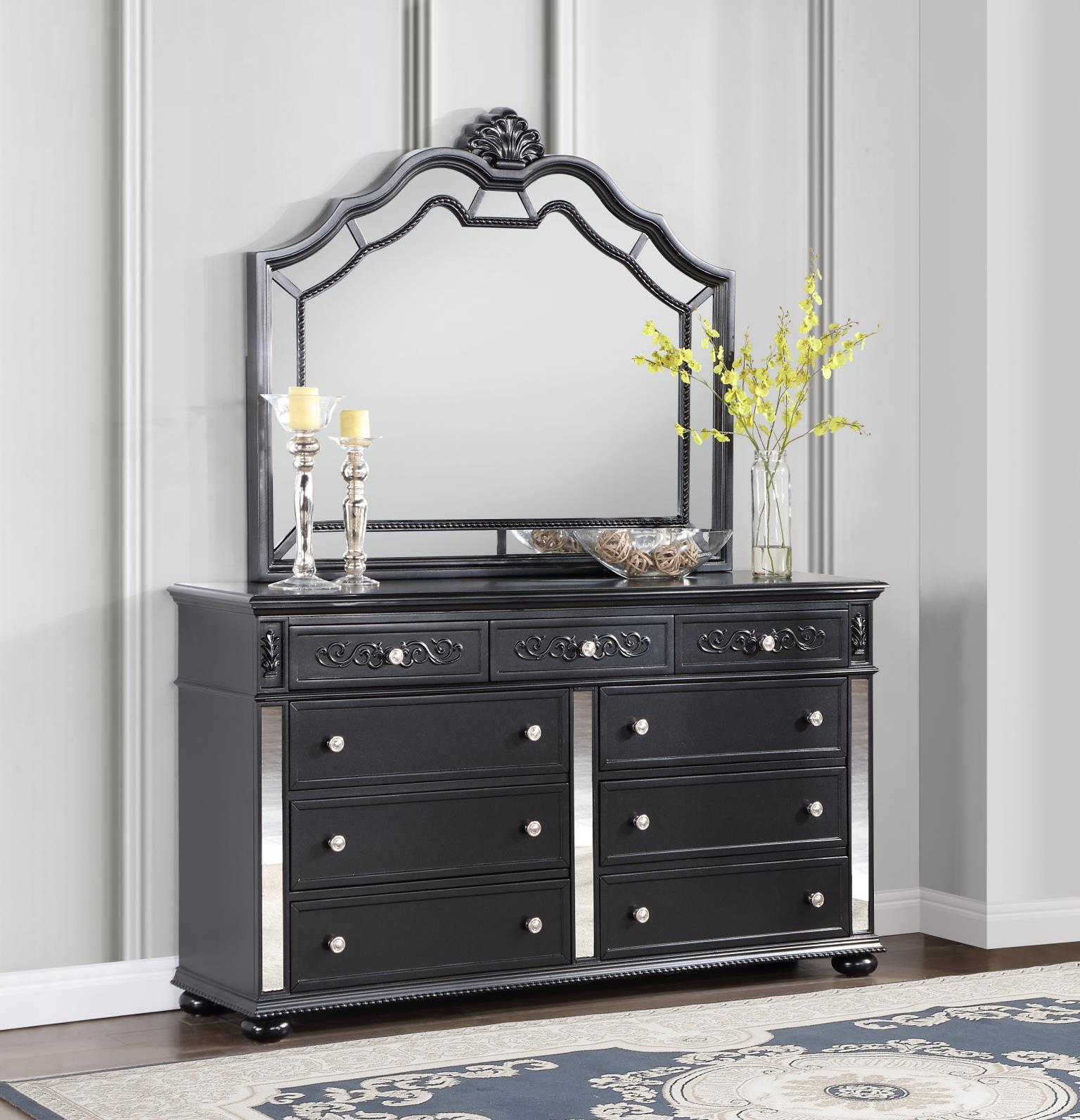 Queen Bed - Dresser - Mirror