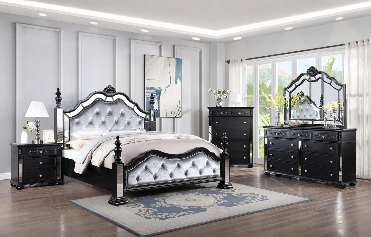 Queen Bed - Dresser - Mirror