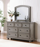 King Bed - Dresser - Mirror