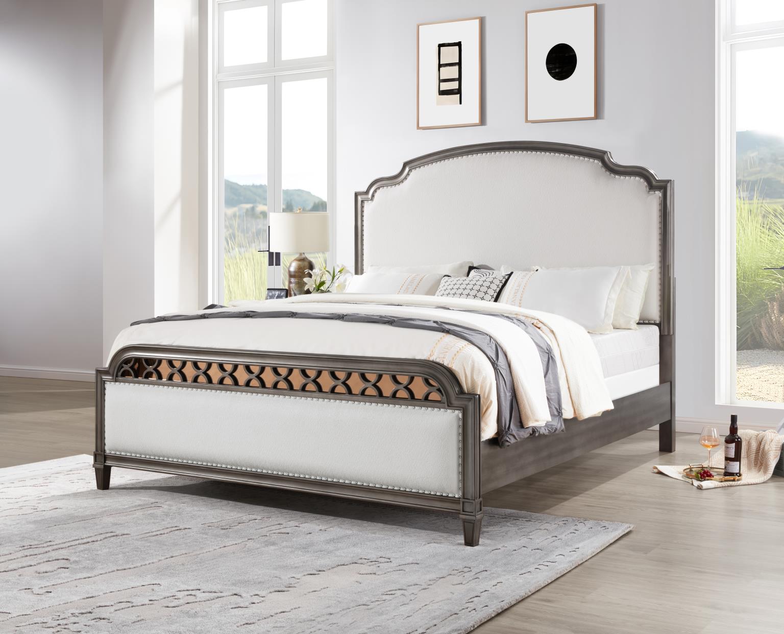 King Bed-Dresser-Mirror