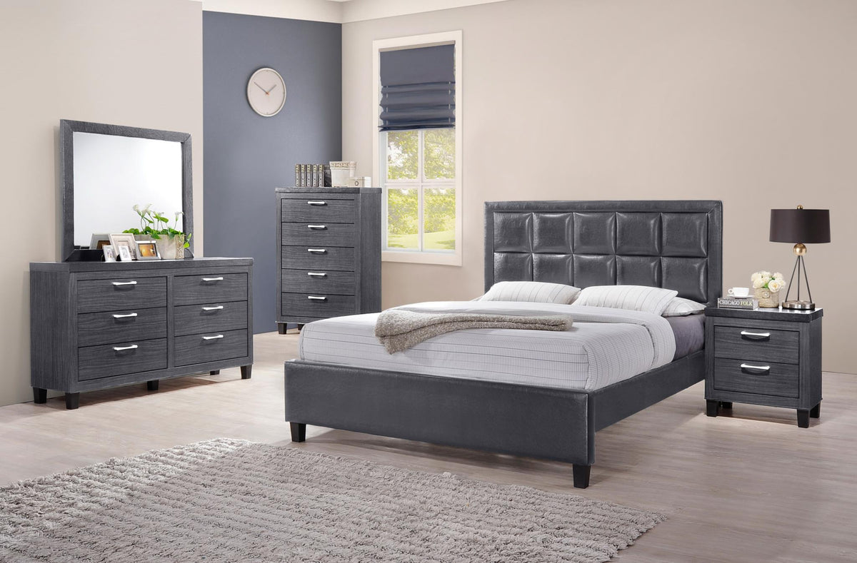 Twin Bed - Dresser - Mirror