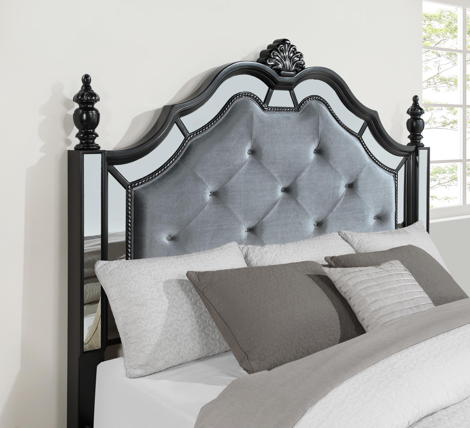 King Bed-Dresser-Mirror