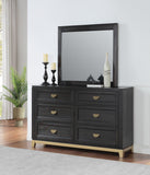 King Bed-Dresser-Mirror