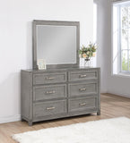 King Bed-Dresser-Mirror