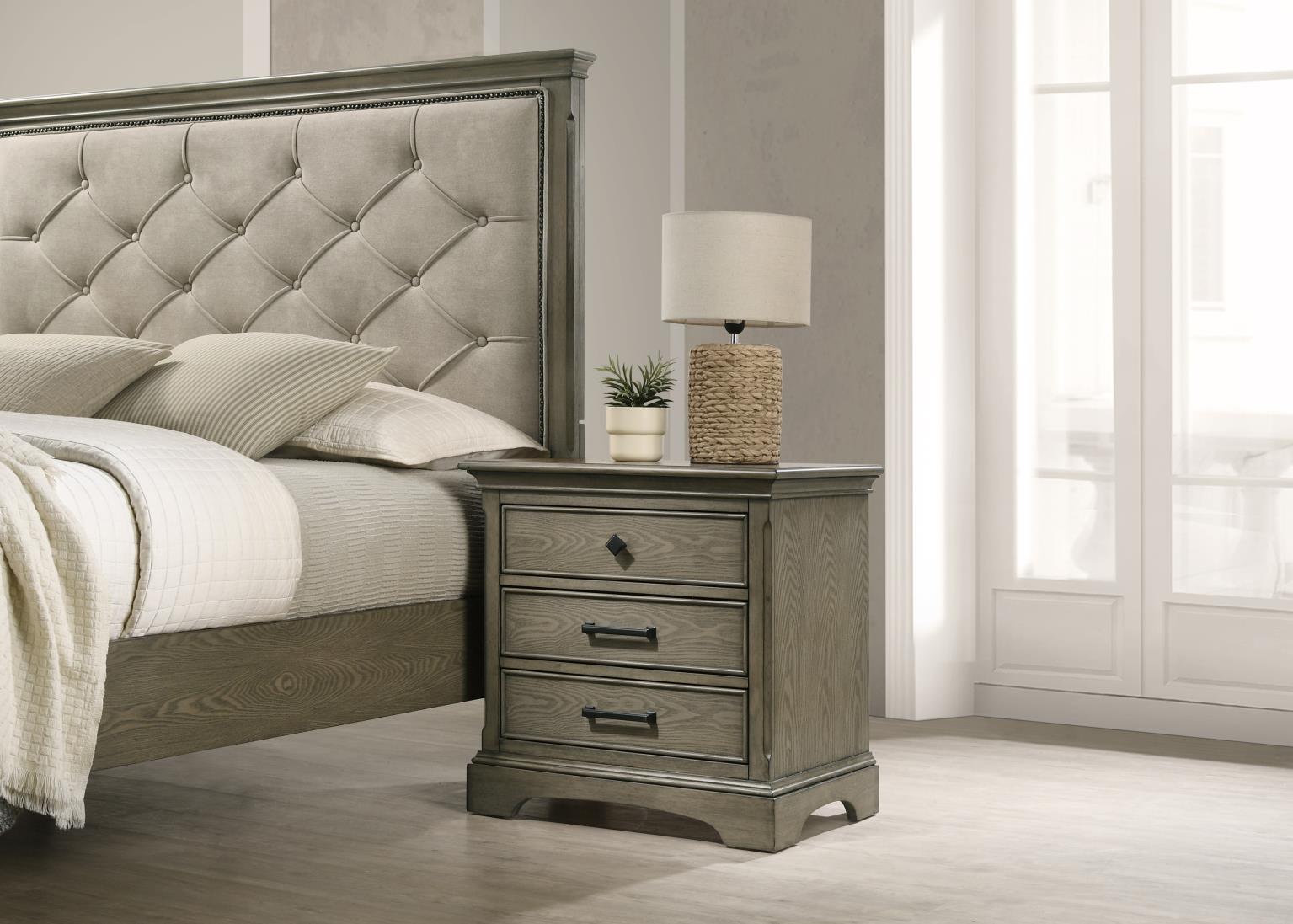 King Bed-Dresser-Mirror