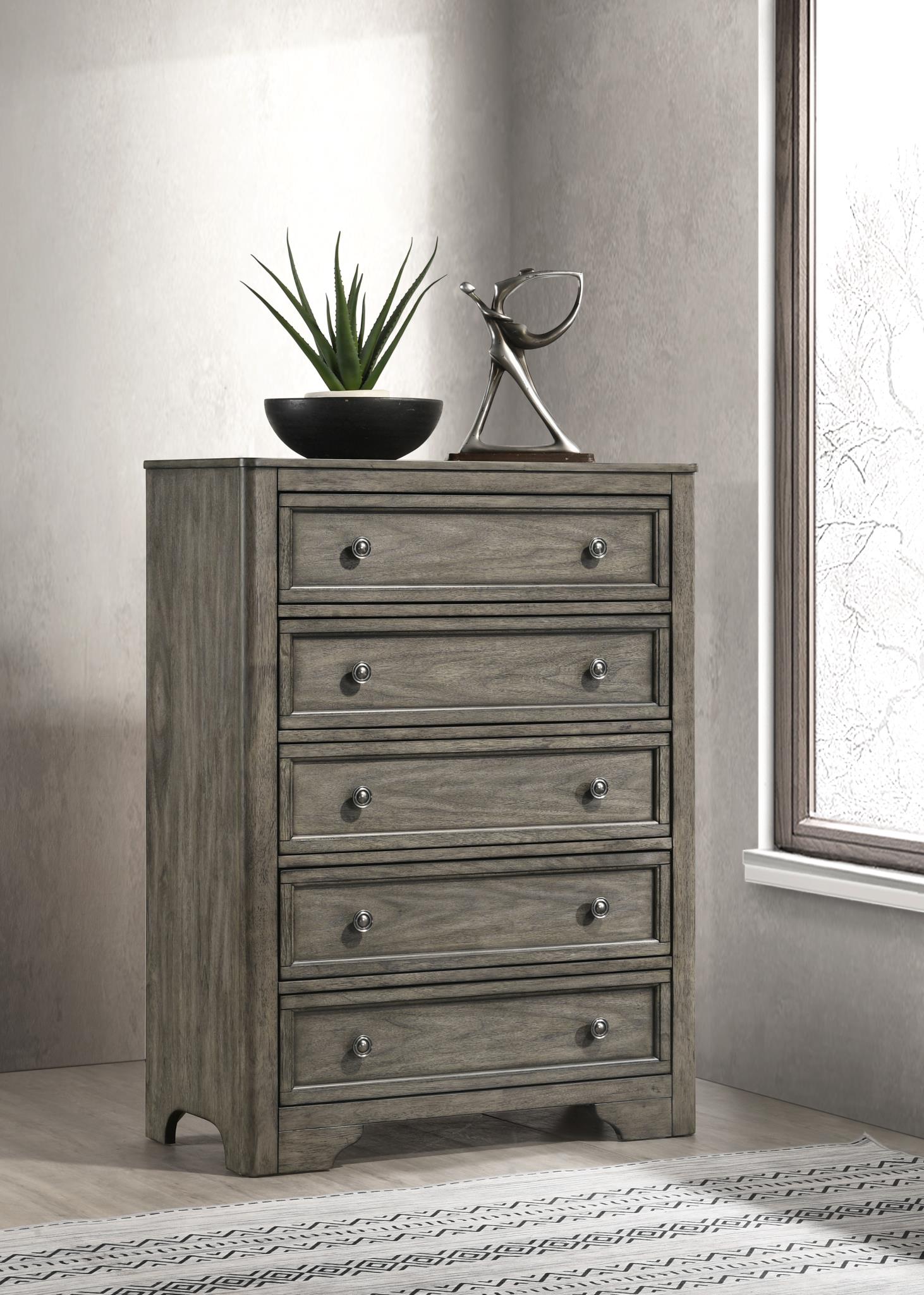 King Bed-Dresser-Mirror