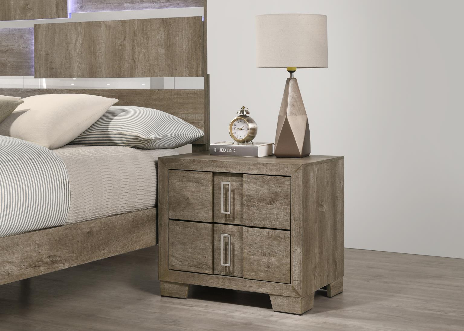 King Bed-Dresser-Mirror