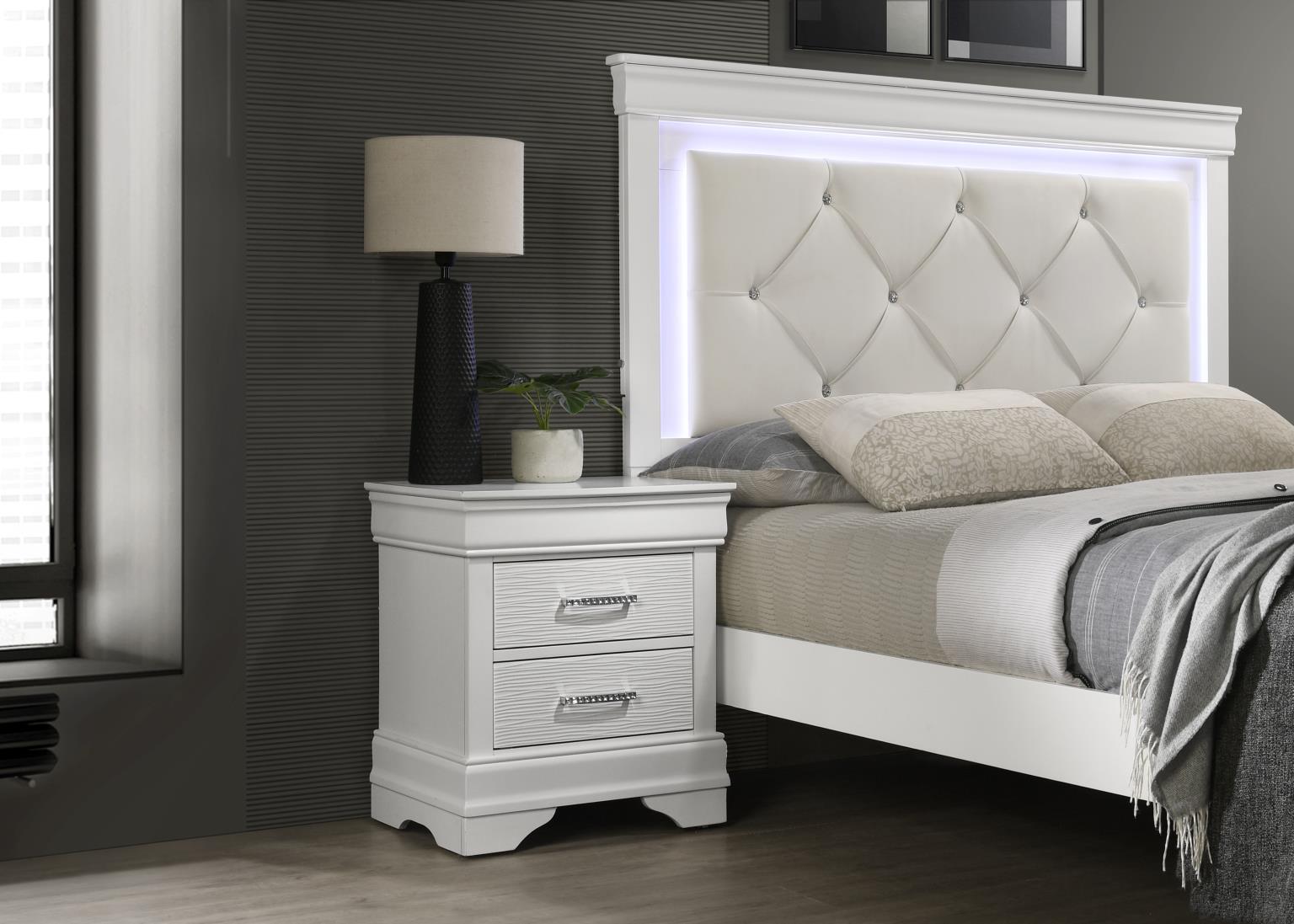 Twin Bed-Dresser-Mirror