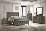 King Bed-Dresser-Mirror