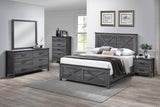 King Bed-Dresser-Mirror