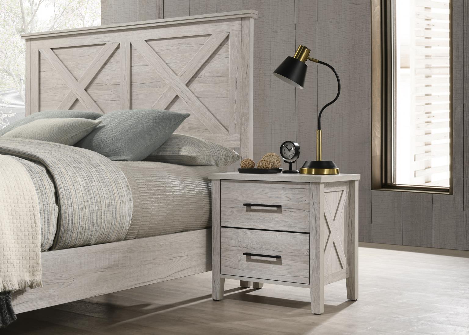 King Bed-Dresser-Mirror