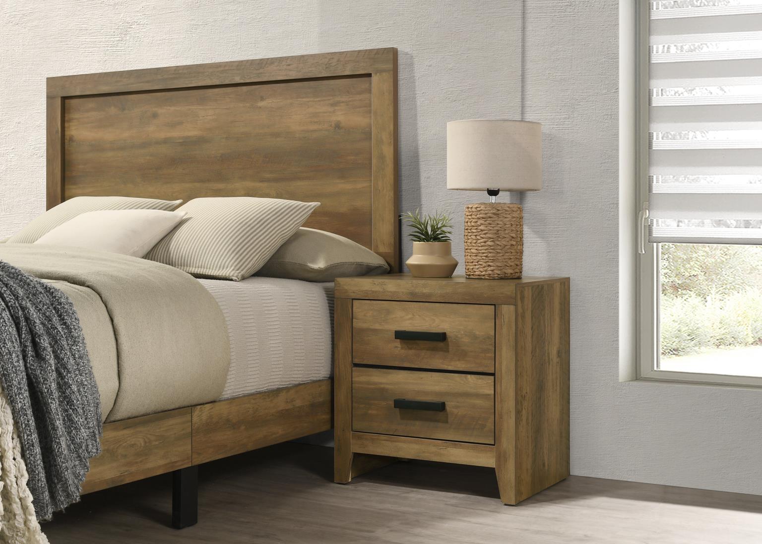 King Bed-Dresser-Mirror