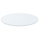 36-inch 8mm Round Clear Tempered Glass Top