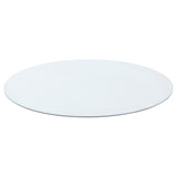 54-inch 8mm Round Clear Tempered Glass Top