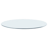 60-inch 12mm Round Clear Tempered Glass Top