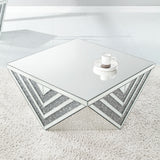 Senn Coffee Table with Mirror Top