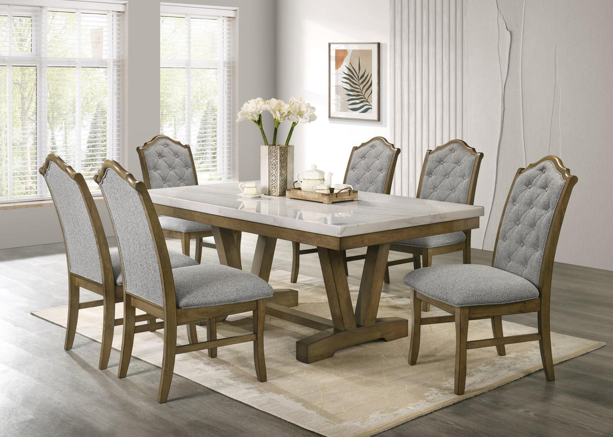 Dining Table & 4 Side Chairs