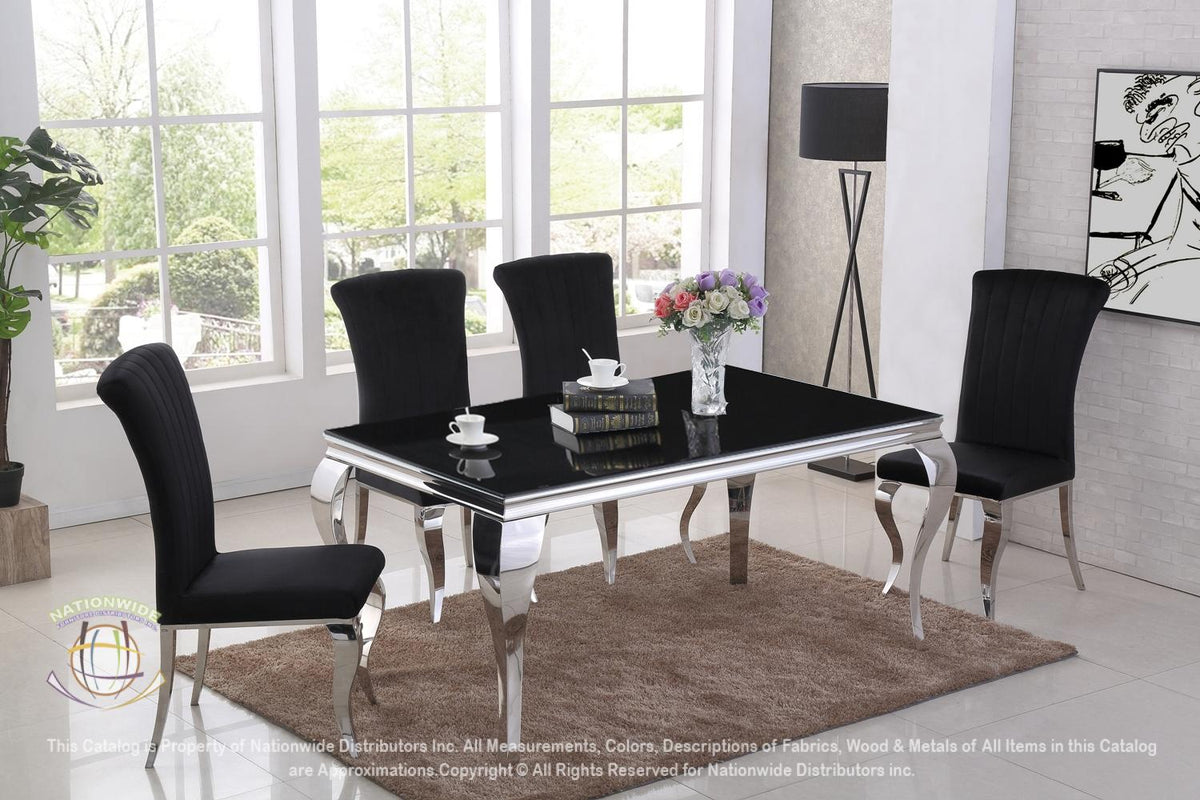 Nyair Dining Set Table and 6 Chairs