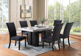 Dining Table & 4 Black Chairs