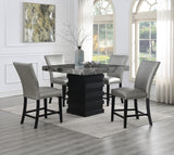 Dining Table & 4 Black Chairs