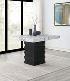White Counter Height Table