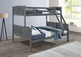 Loric Ash Gray Bunk Bed Youth Collection