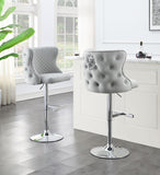 Black Velvet Bar Stool (Price Per Chair Moq Is 1)