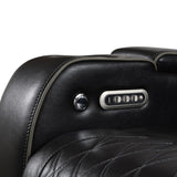 BLACK 3 PC POWER LED SECTIONAL