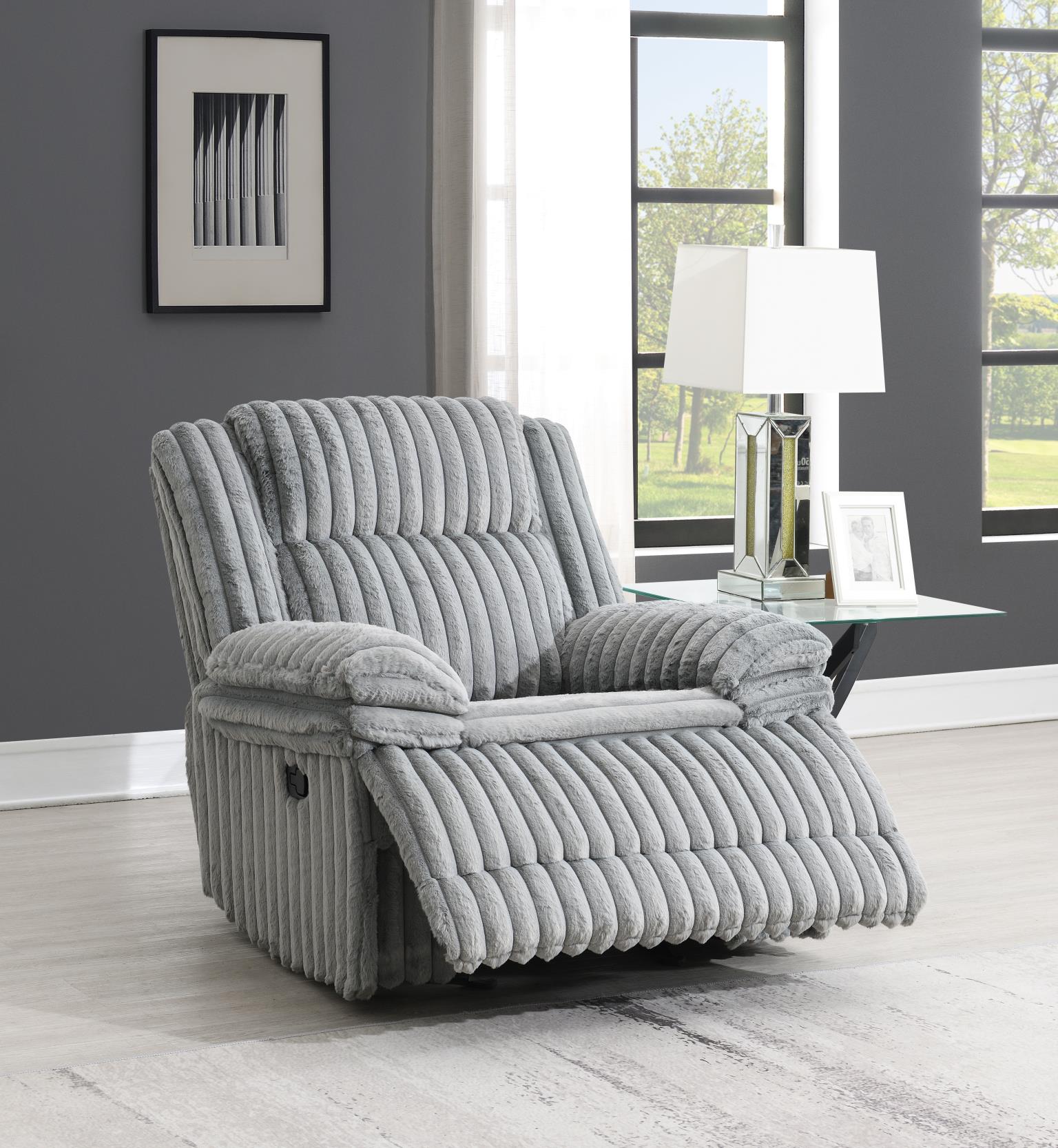 RECLINING SOFA-RECLINING LOVESEAT-RECLINING CHAIR LIVING ROOM SET
