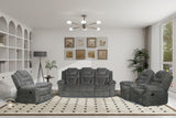 Contemporary Manual Motion Reclining sofa y Reclining Loveseat