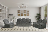 Contemporary Manual Motion Reclining sofa y Reclining Loveseat