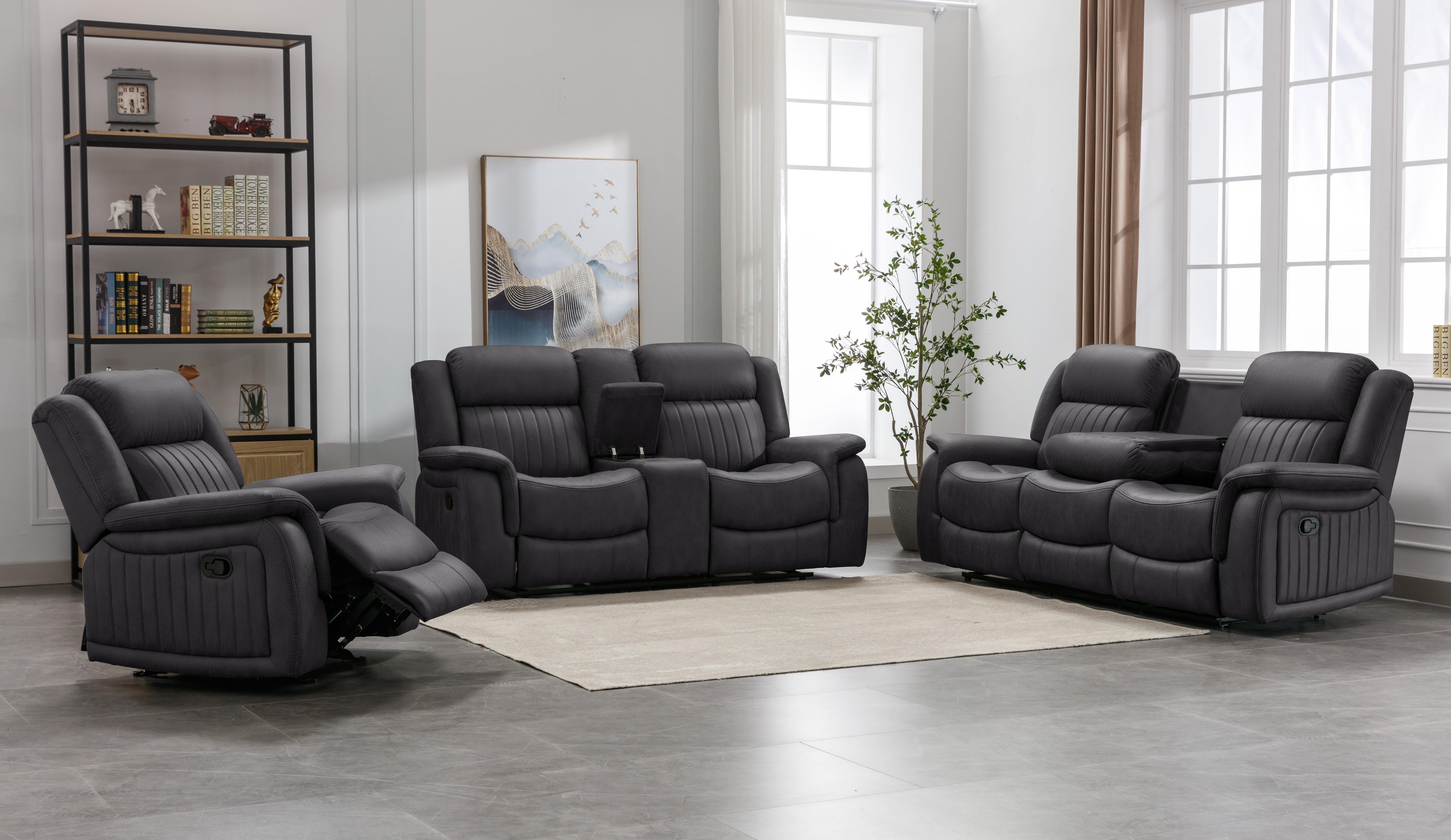 Reclining Living Room Set w/ Drop Table