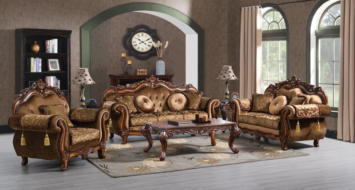 Enzo Light Brown Living Collection