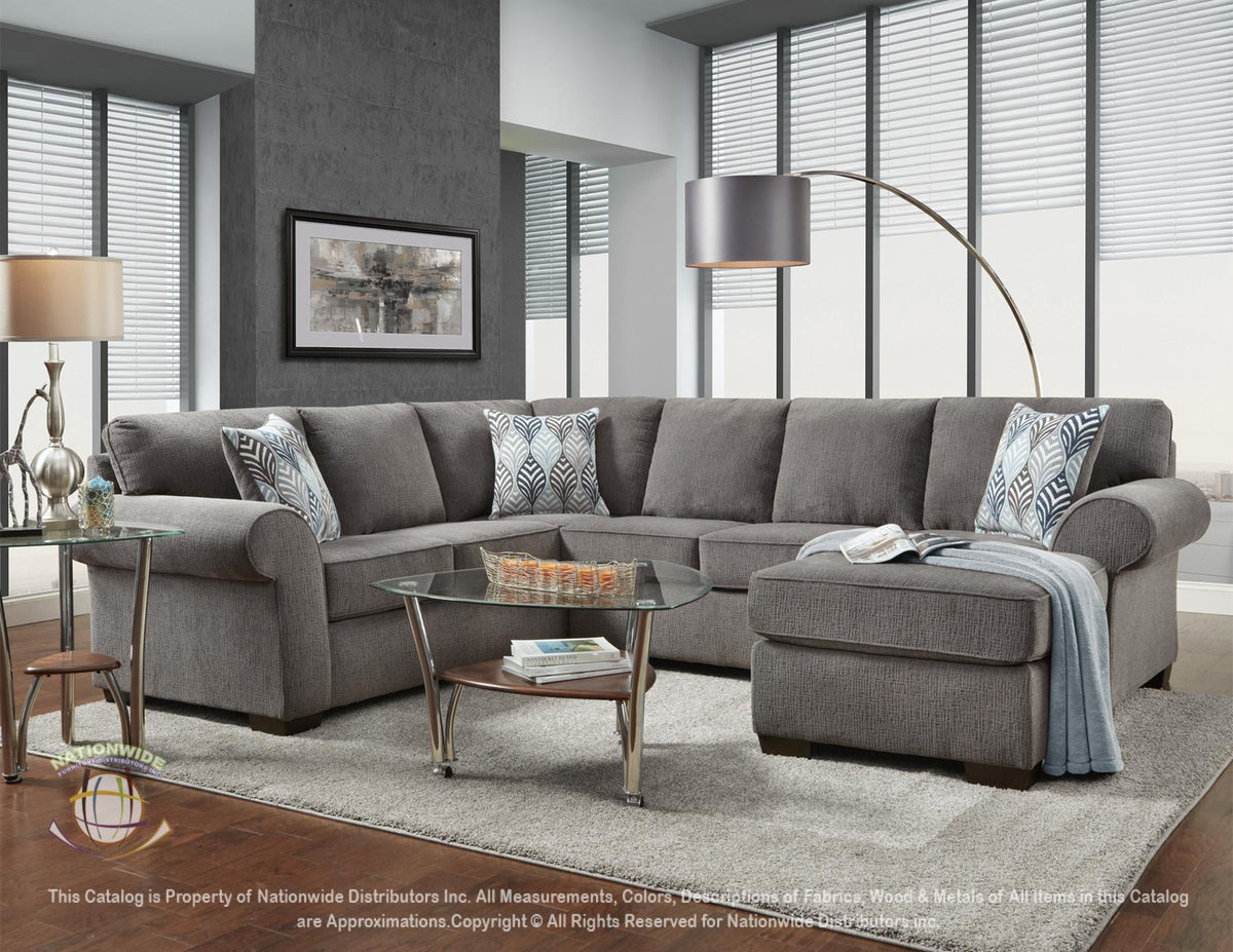 Roma 3 Piece Sectional