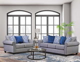 Grey Sofa and Loveseat