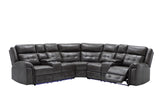 Philip Gray 3 Pc Power Reclining Sectional Living Collection
